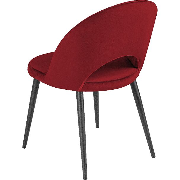 Комплект кухонных стульев Рэди бордовый велюр/черный, 3 шт. - Вид 5