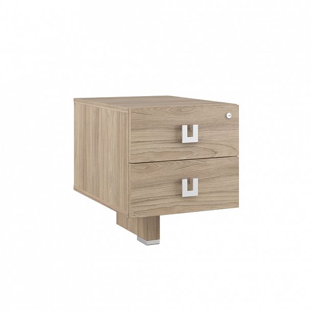 Тумба подвесная с 2 ящиками Solid 42x57x53 вяз - Вид 1