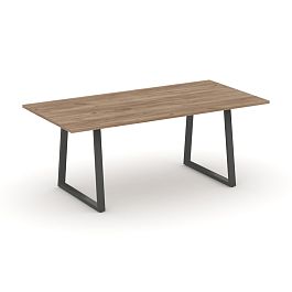 Style Project Direct Direct Стол переговорный SN-6T1.SPRG-198.3 Дуб Табак/Металл Антрацит 1980*980*750 - Фото предпросмотра