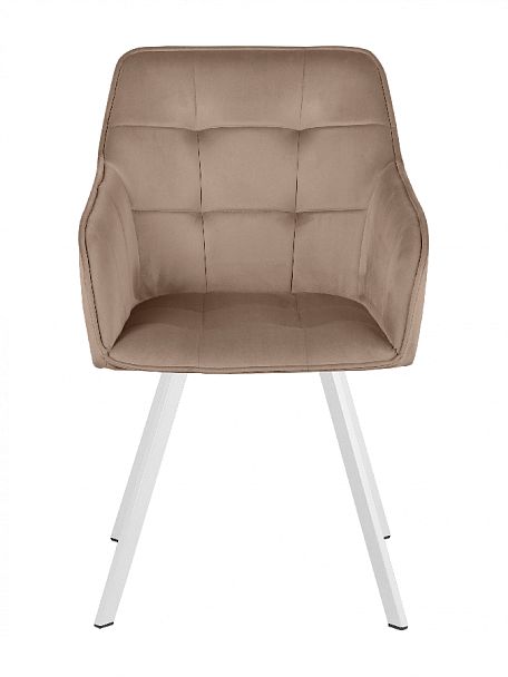 Комплект кресел поворотных Мони, Confetti latte/белый, 4 шт. - Вид 3