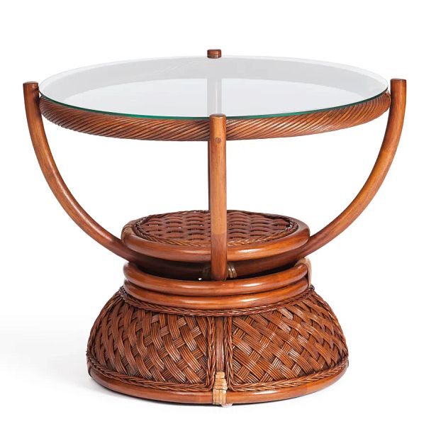 Столик кофейный Андреа/Andrea, ротанг, Pecan Washed (античн. орех) - Вид 2