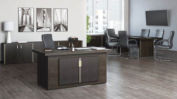 Креденция Chicago 90x42x70 дуб шамони светлый - Вид 7