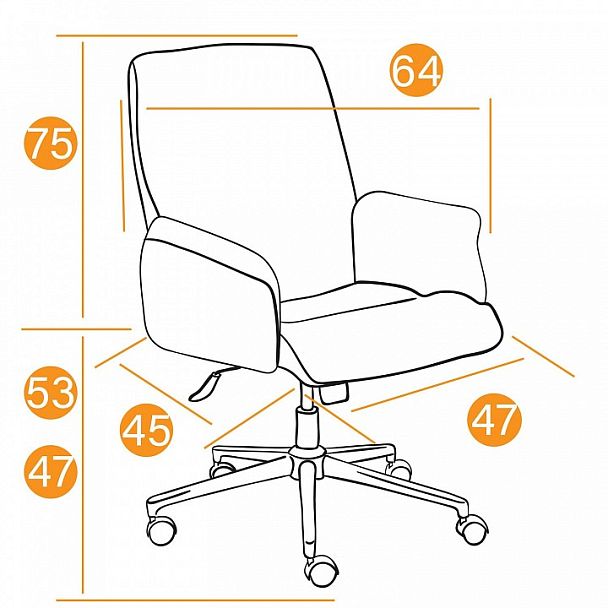 Кресло компьютерное York - Вид 9