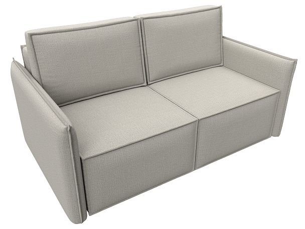 Диван прямой Либерти мини Рогожка бежевый - Вид 5