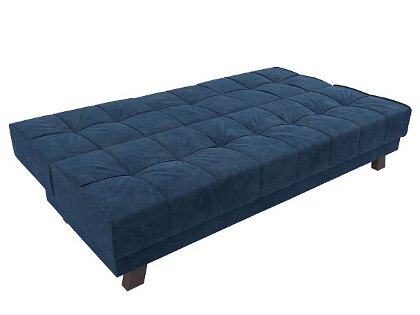 Диван прямой Винсент Велюр синий - Вид 7