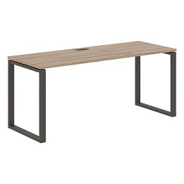 Стол прямой EQST 1767 Дуб Денвер светлый/Мокко 1760х670х750 EDIS - Фото предпросмотра