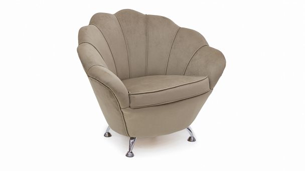 Кресло "Шелл" бежевый - Вид 1