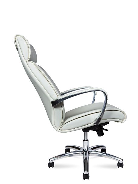 Кресло офисное Sorbonne ivory / слоновая кость экокожа - Вид 4