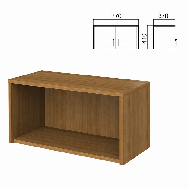 Шкаф-антресоль "Арго", 770х370х410 мм, орех - Вид 2