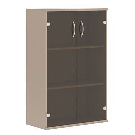 Шкаф со стеклянными дверьми СТ-2.4 Мокачино 770х365х1200 IMAGO - Фото предпросмотра