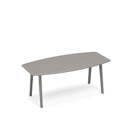 Стол для переговоров фигурный METAL Time metal ТМ М1 143 мокко премиум - Фото предпросмотра