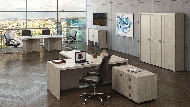 Секция гардеробная Solid 60x42,2x195 орех - Вид 5