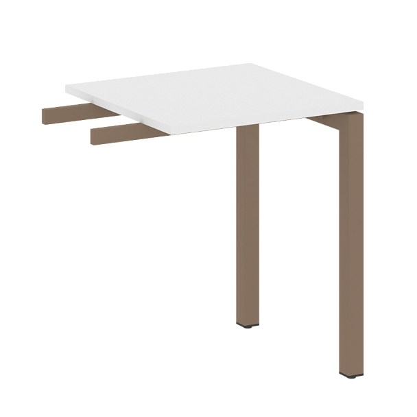 Metal System Quattro Приставной элемент на П-образном м/к 50БП.ПР-1 Белый/Мокко металл 600*600*750 - Вид 1