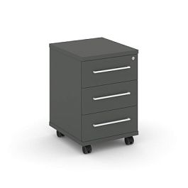 Rift Тумба мобильная усиленная RF.TM-002 Антрацит/Металл Белый 416*460*615 - Фото предпросмотра