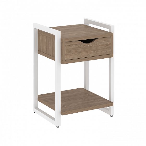 Тумба на опорах "Loft" VR.L-T1.O дуб аризона/белый - Вид 1