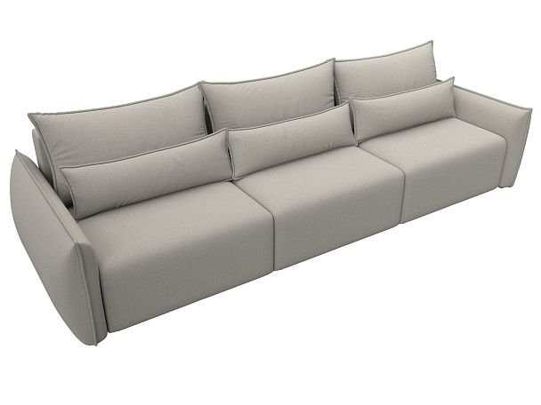 Диван прямой Лига-051 НПБ Лонг Рогожка бежевый - Вид 6