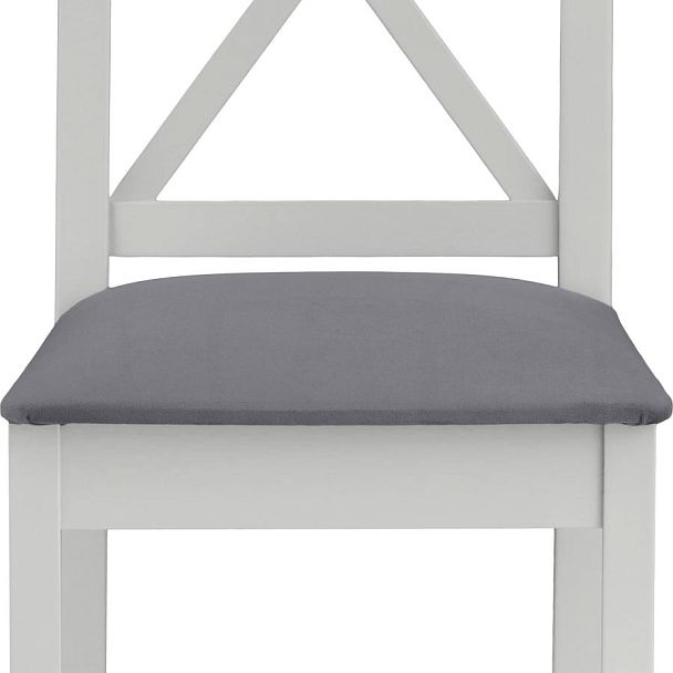 Комплект деревянных стульев с мягким сиденьем Бергольф Серый/Серый велюр, 3 шт. - Вид 10