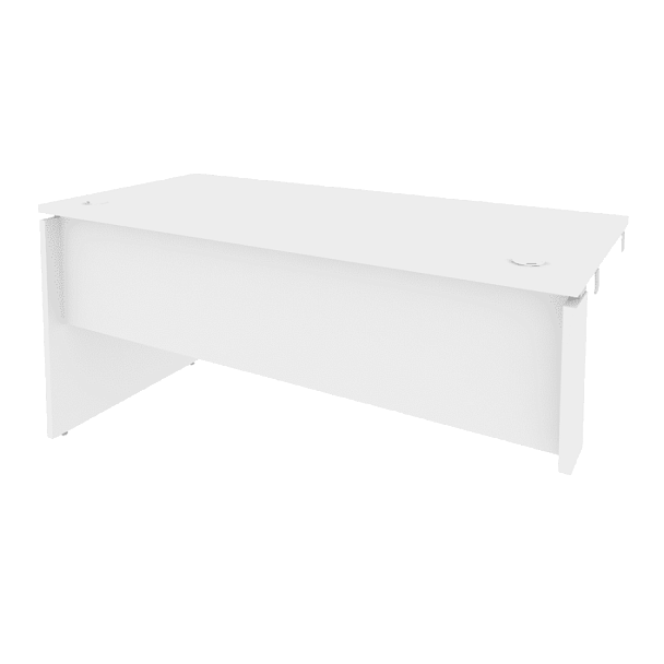 Onix Стол-приставка левый к опорным элементам O.SPR-4.7 (L) Белый бриллиант 1580*720*750 - Вид 1