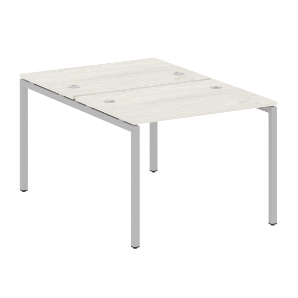 Metal System Quattro Р. ст. на П-образном м/к 40БП.РАС-СП-2.1 Дуб наварра/Серый металл 1000*1475*750 - Вид 1