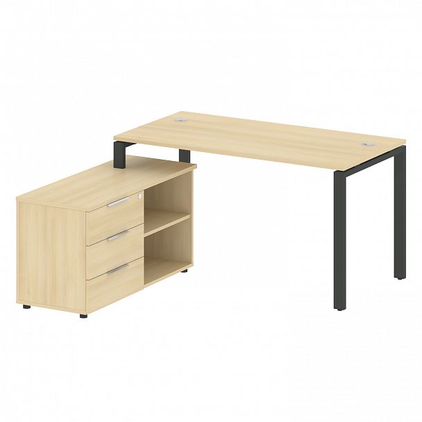 Рабочая станция "Metal System" БП.РС-СТС-2.3 акация/антрацит - Вид 2