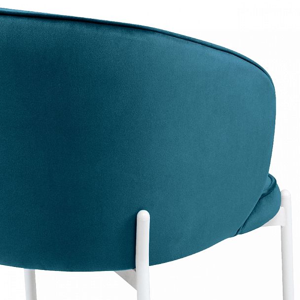 Стул кухонный Миэль изумрудный велюр/белый - Вид 9