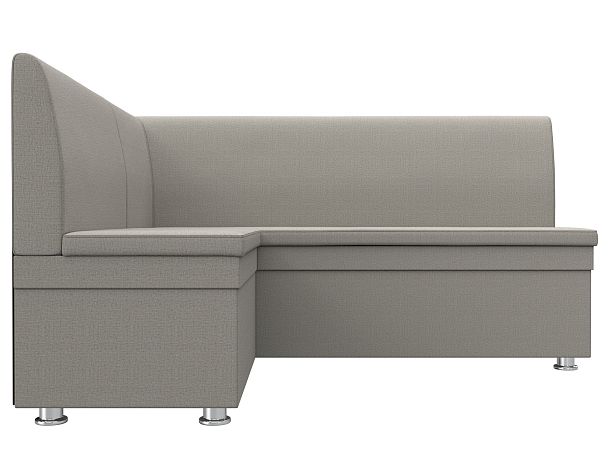 Диван кухонный угловой Уют левый угол Рогожка бежевый - Вид 2