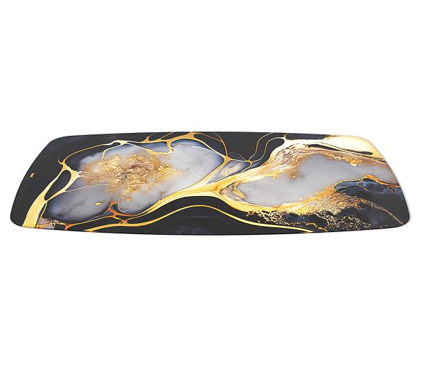 Стол Sheffilton SHT-TU14/TT32 118/77 стекло/МДФ черный муар/черный алмаз - Вид 4