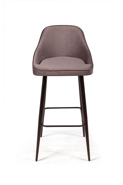 Стул барный Neo, бархат коричневый 12 - Вид 2