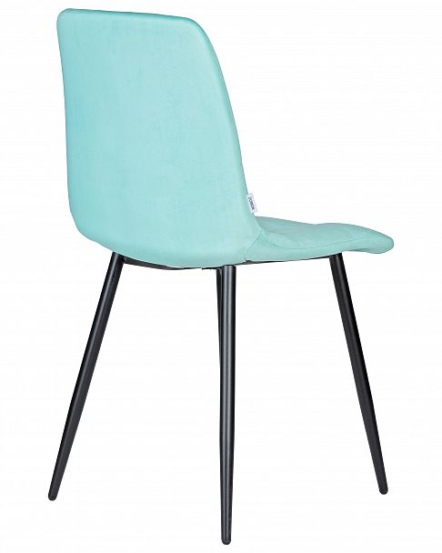 Стул обеденный DOBRIN CHILLY (Мятный Holland 50, основание черное) - Вид 4