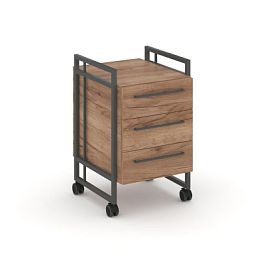 Rift Direct Тумба мобильная RF.TMR-001 Дуб Табак/Металл Антрацит 424*500*680 - Фото предпросмотра