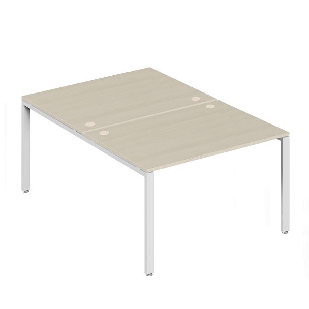 Бенч-система на 2 места Trend Metal 120x147x75 дуб феррара - Вид 1