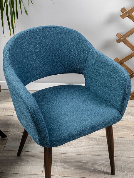 Кресло Oscar Сканди Блю Арт Темный Орех - Вид 7