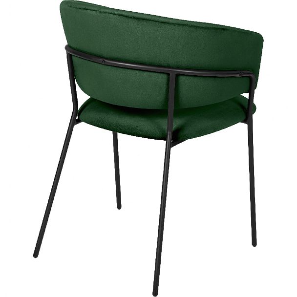 Стул кухонный Даксон зеленый велюр/черный - Вид 4