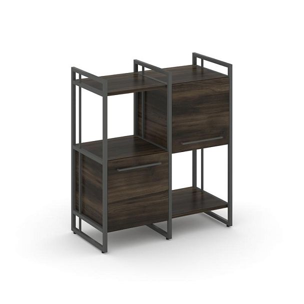 Rift Шкаф комбинированый RF.NS-005 Дуб Мали/Металл Антрацит 820*396*924 - Вид 1