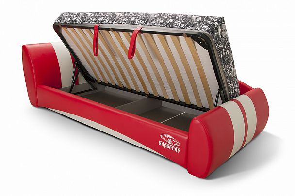 Кровать "Формула" жёлтый - Вид 2