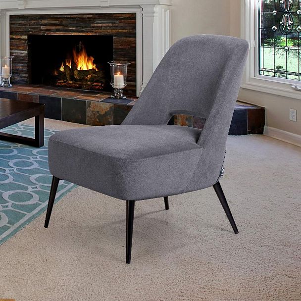 Кресло Dante, бархат серый 27 - Вид 3