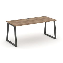 Стайл Проджект Директ / Style Project Direct Стол письменный SN-6T1.SR-014.M Дуб Табак/Металл Антрацит 1580*700*750 - Фото предпросмотра