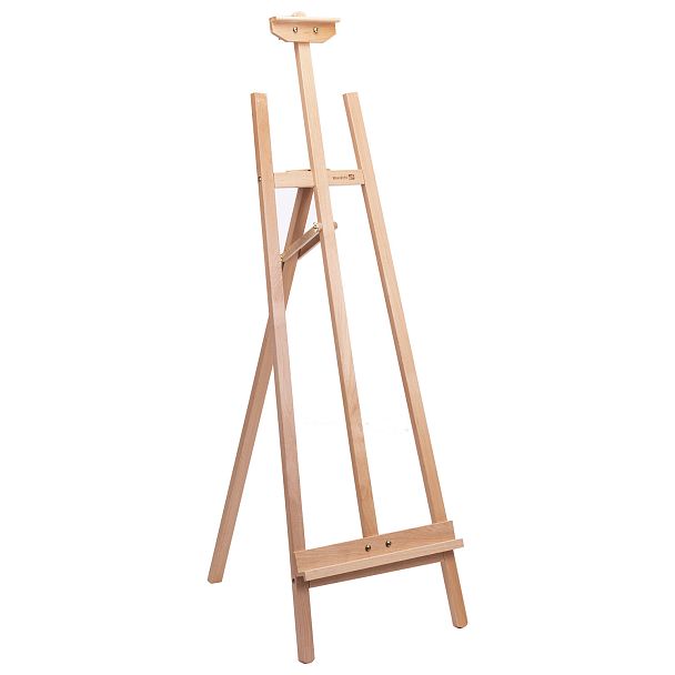 Мольберт напольный из бука, 158х50х87 см, высота холста до 121 см, лакированный, BRAUBERG ART CLASSIC, 192259 - Вид 4