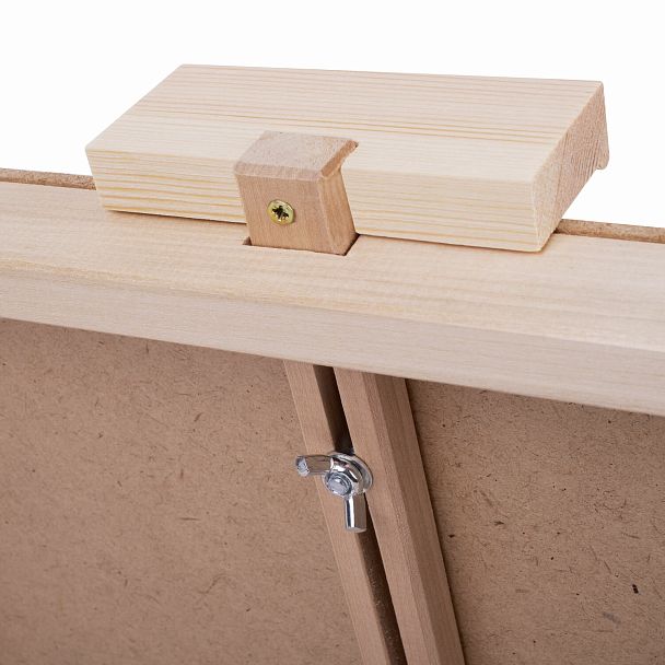 Мольберт настольный из липы, регулируемый верхний держатель, 68х45х38 см, BRAUBERG ART DEBUT, 192340 - Вид 7