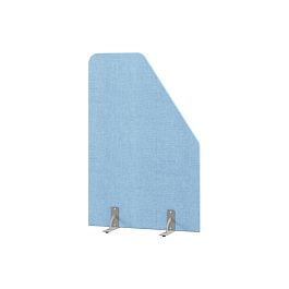 Перегородка акустическая со скосом Everprof EVO Acoustic на опорах 1000х28х1500 Ткань Kiton 11 - Фото предпросмотра