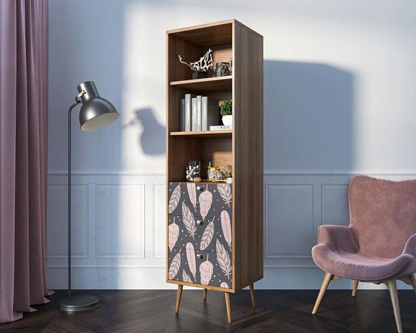 Стеллаж с ящиками Berber принт 40 арт BB45/Print_40 - Вид 3