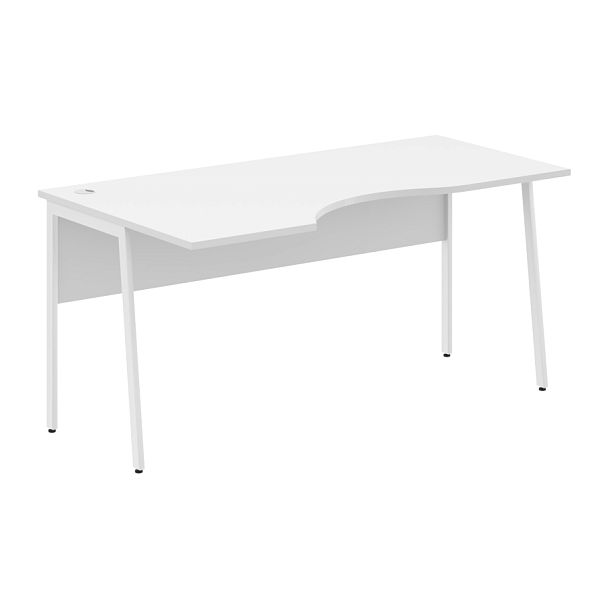 Стол прямой СА-1P(L) Белый/Белый 1600х900х755 IMAGO PLUS - Вид 1