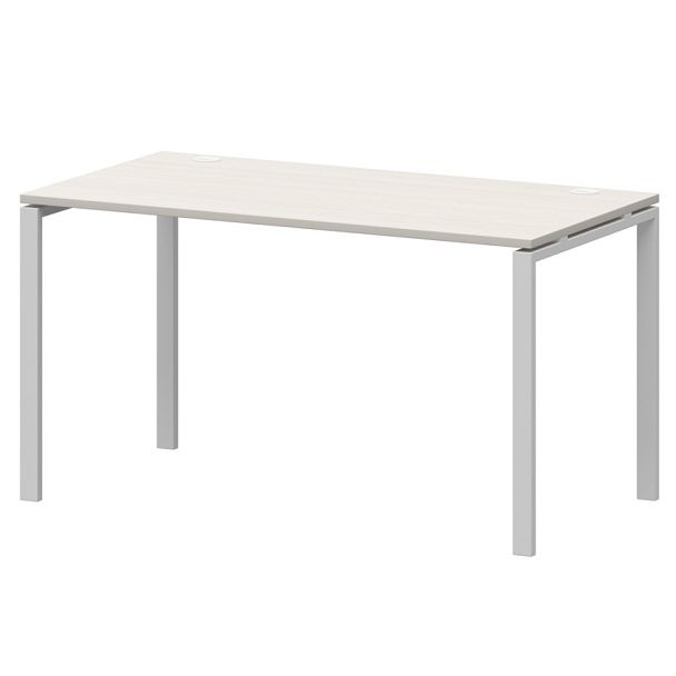 Стол на металлокаркасе АМ-002 Ясень шимо/Белый 1200x730x760 Арго-М - Вид 1