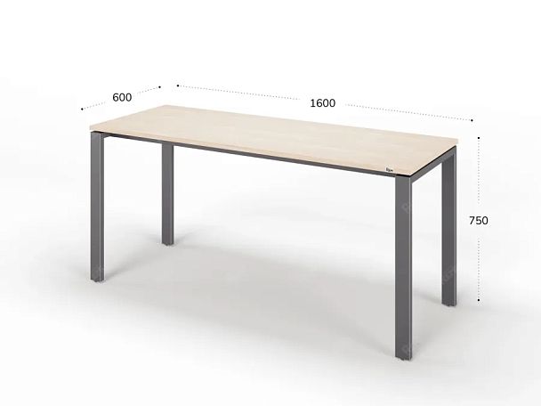 ЛАЙТ / LIGHT RLG015-16x6 Прямоугольный стол 160x60x75 Дуб Сонома - Вид 2