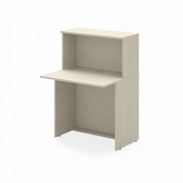 Стойка-ресепшн "Система-M" ПК-УНФО-СКР80х70-В1-99 клен - Вид 1