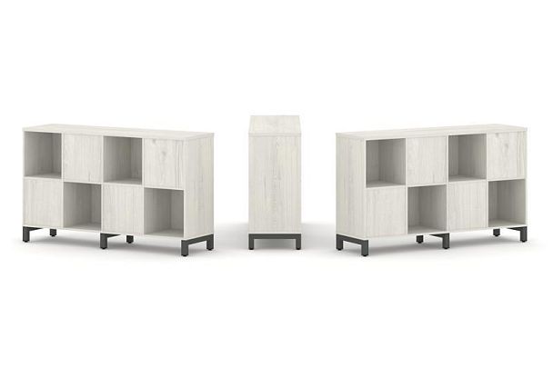 Стайл Проджект Набор стеллажа 2-х сторон., 2 яр. SN.NSD-241 Дуб Наварра/Металл Антрацит 1488*400*881 - Вид 1