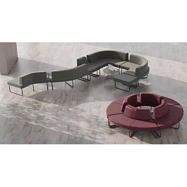 (sle-sua135v) Секция угловая Слендер А 135° выгнутая - Фото предпросмотра