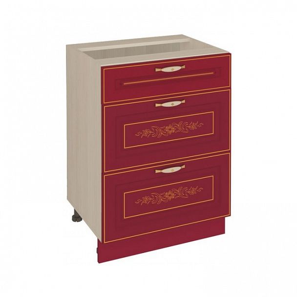 Стол "Виктория" 20.66 с 3 ящиками - Вид 1