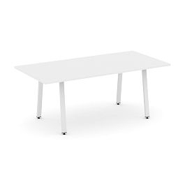 Style Project Direct Direct Стол переговорный SN-6A.SPRG-198.3 Белый/Металл Белый 1980*980*750 - Фото предпросмотра