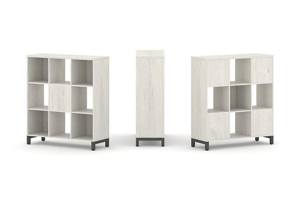 Стайл Проджект Набор стеллажа 2-х сторон., 3 яр. SN.NSD-331 Дуб Наварра/Металл Антрацит 1121*400*124 - Вид 1